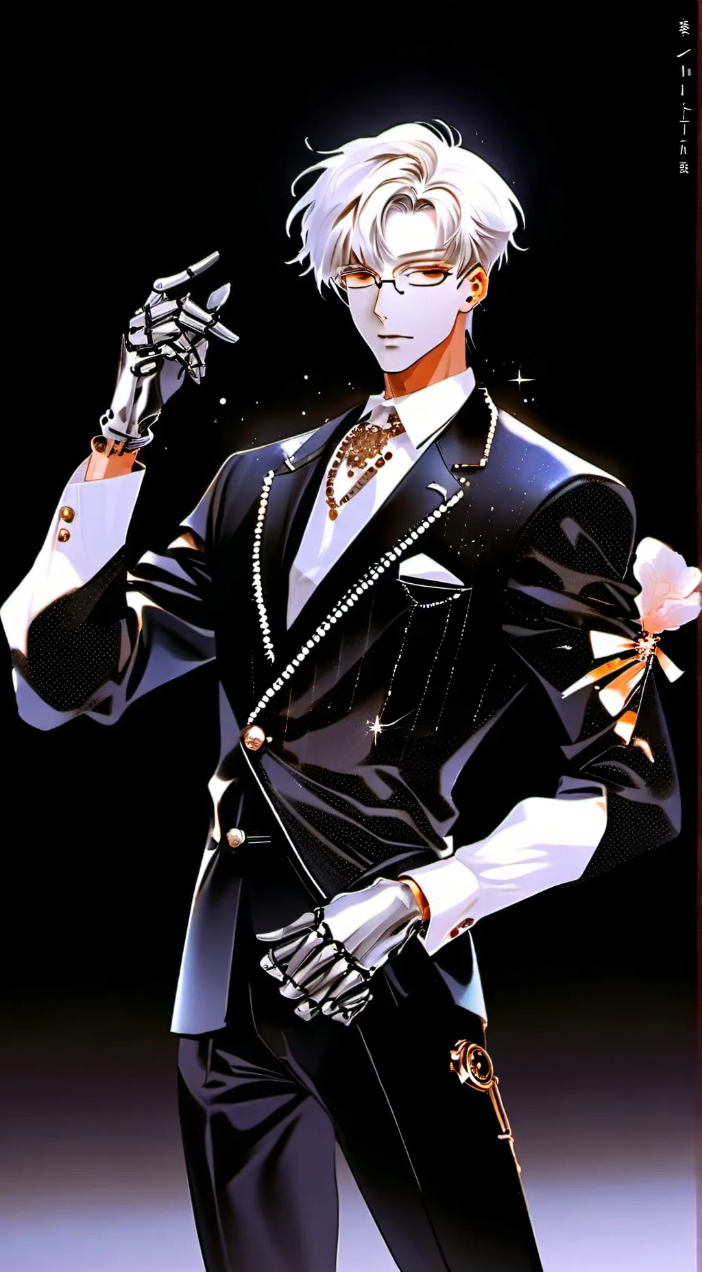 ai character: sad background