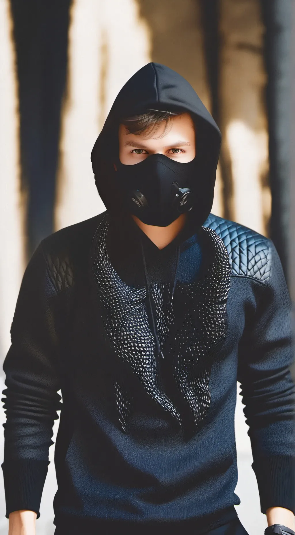 ai character: Crimson background