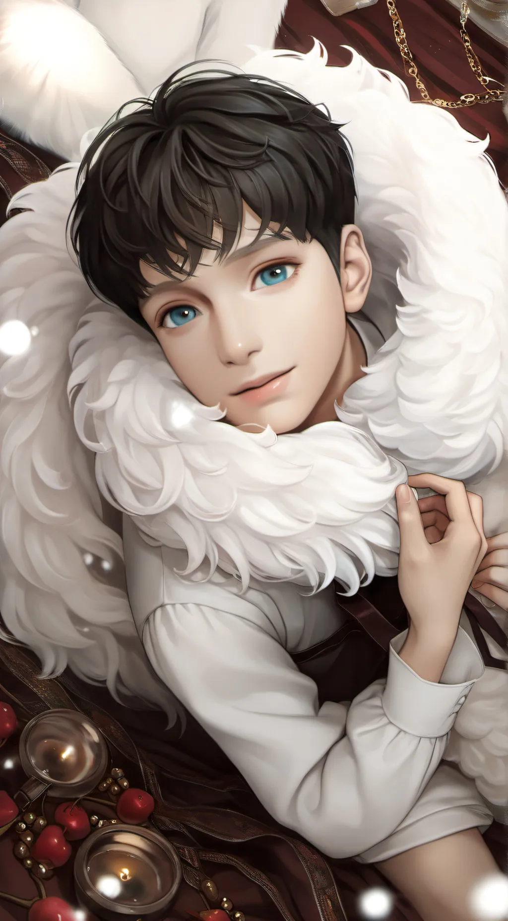 ai character: amor de escuela  background