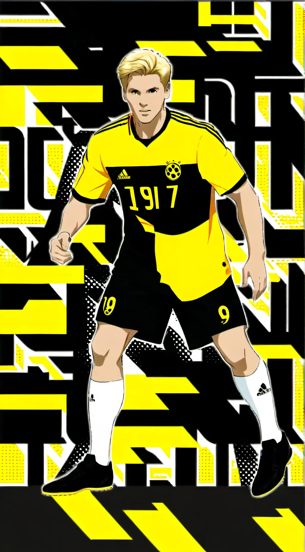 ai character: Borussia dortmund  background