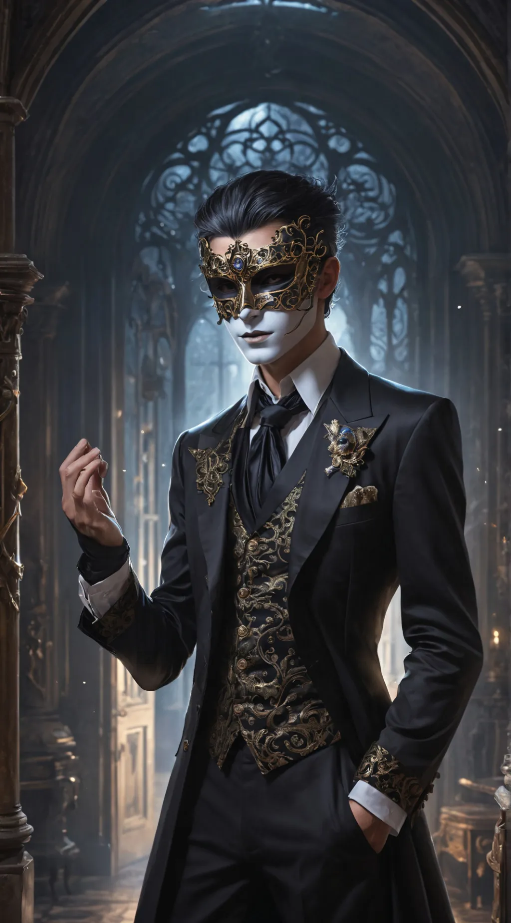 ai character: Raphael background