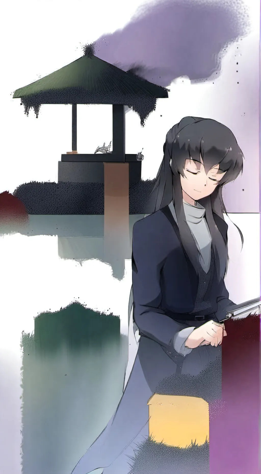 ai character: muichiro tokito background