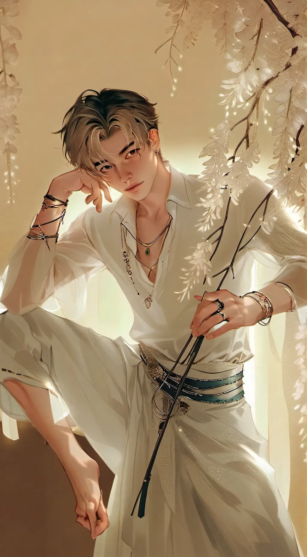 ai character: Felix from skz background