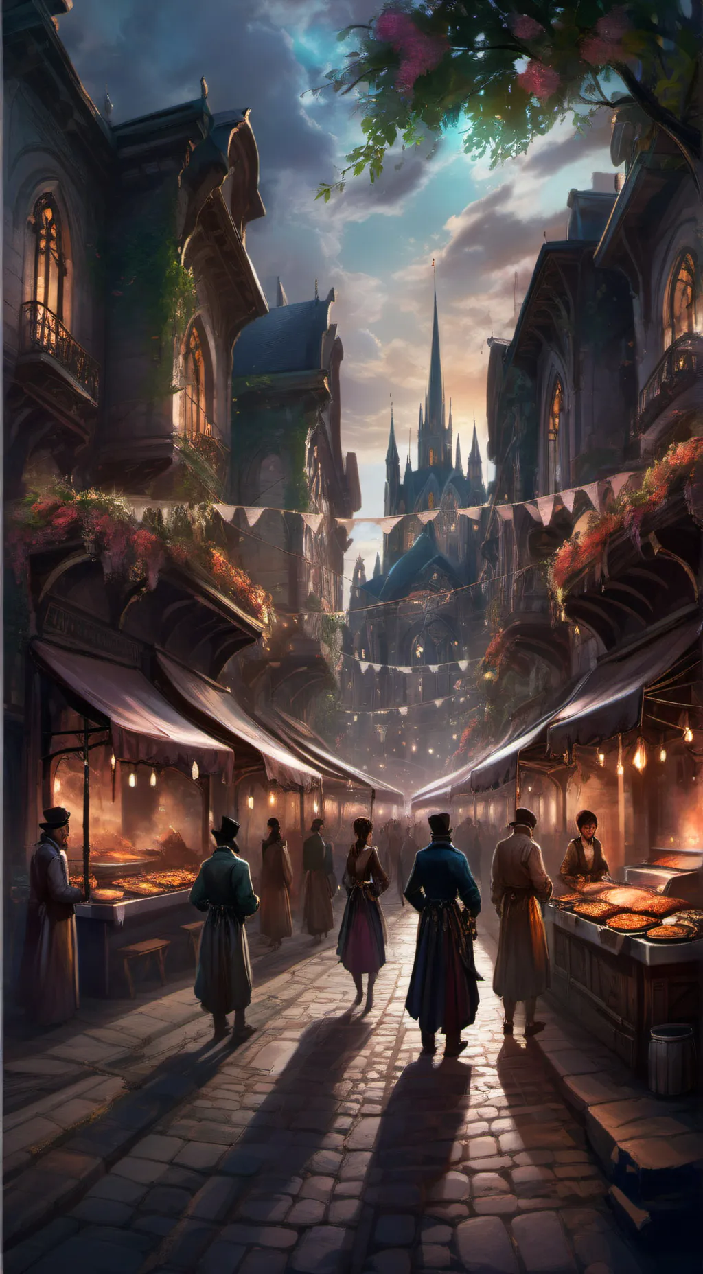 ai character: Mineau Restaurant background