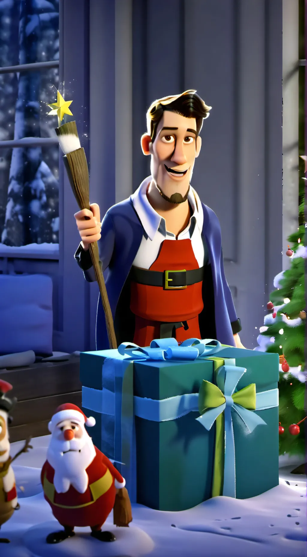 ai character: luna background