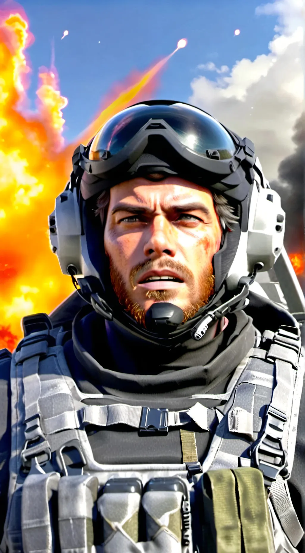 ai character: Pvt.Blake background