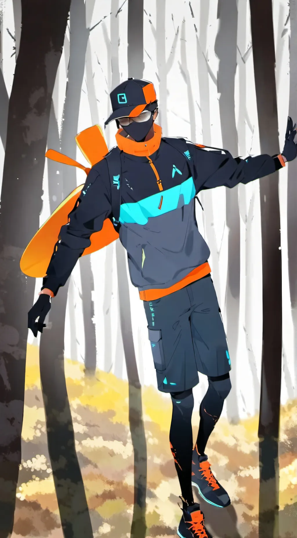 ai character: alan becker  background