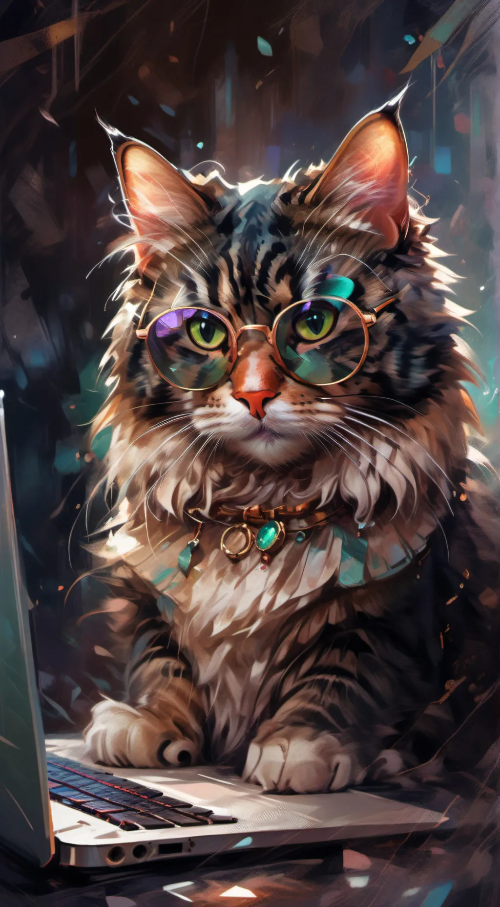 ai character: Pixel background