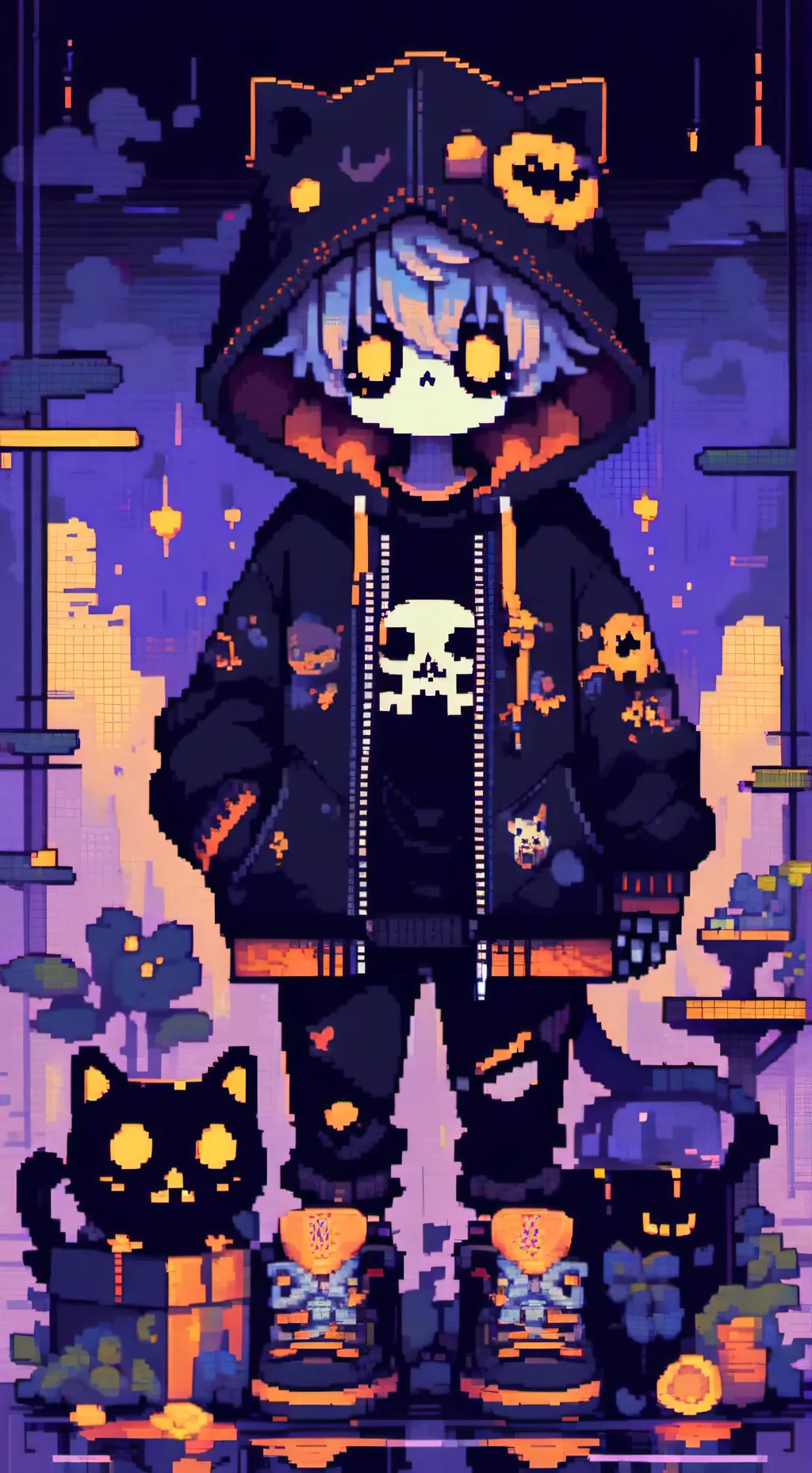 ai character: Introvert sans background