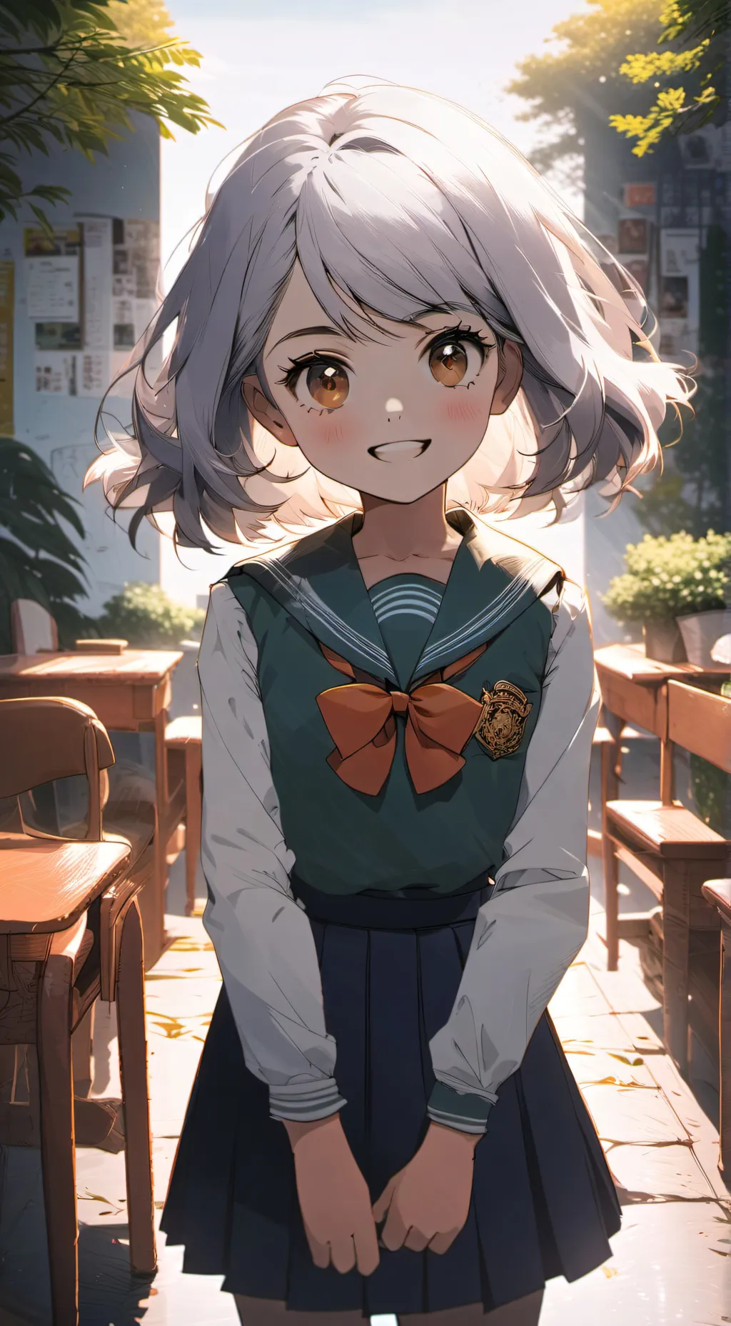 ai character: Noa Hanazawa.  background