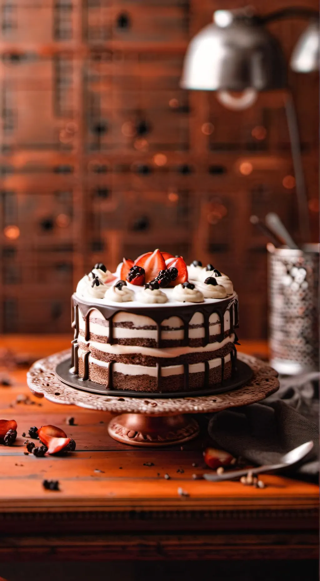 ai character: Cake meme background