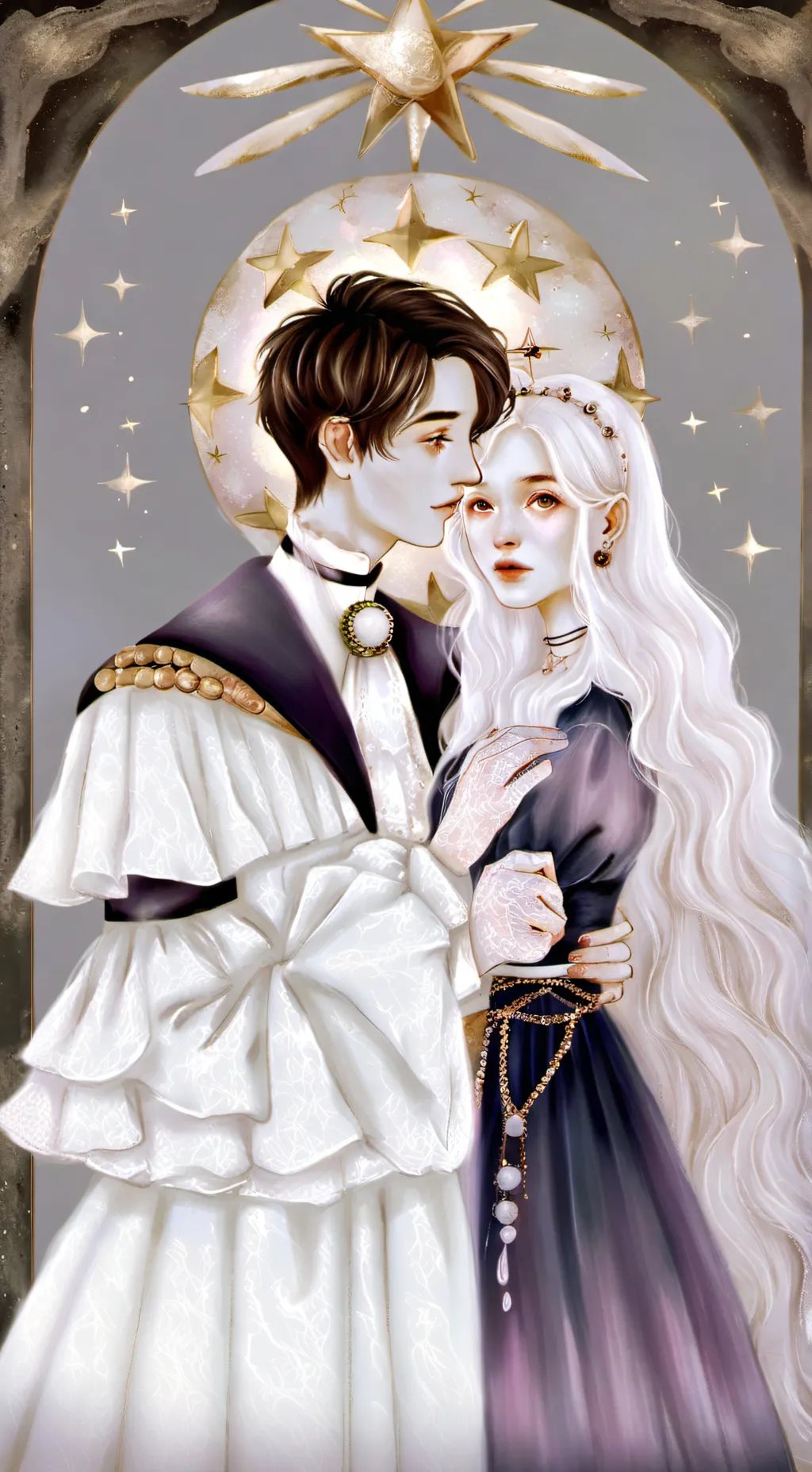 ai character: finn kissing cosmo background