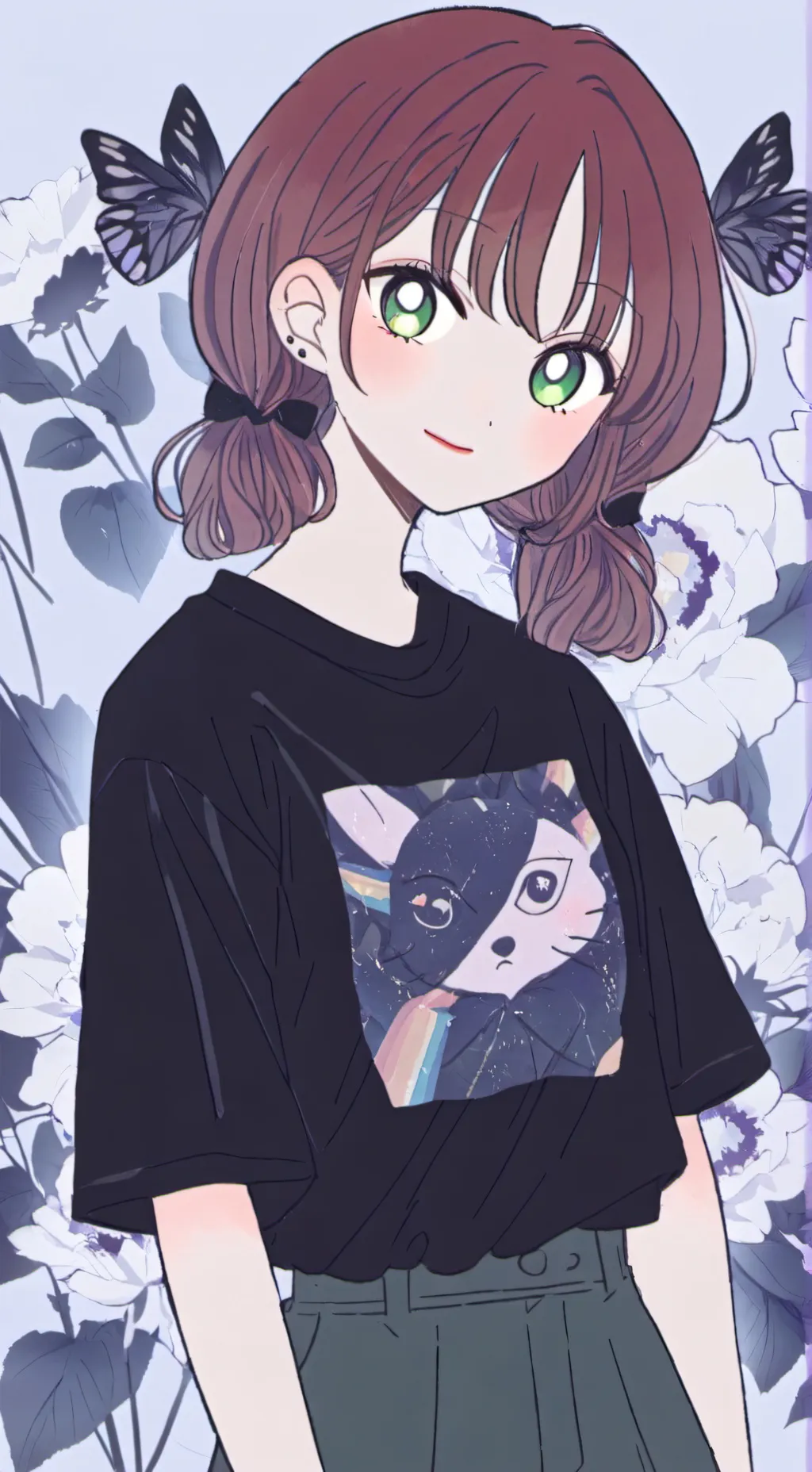 ai character: Momo  background