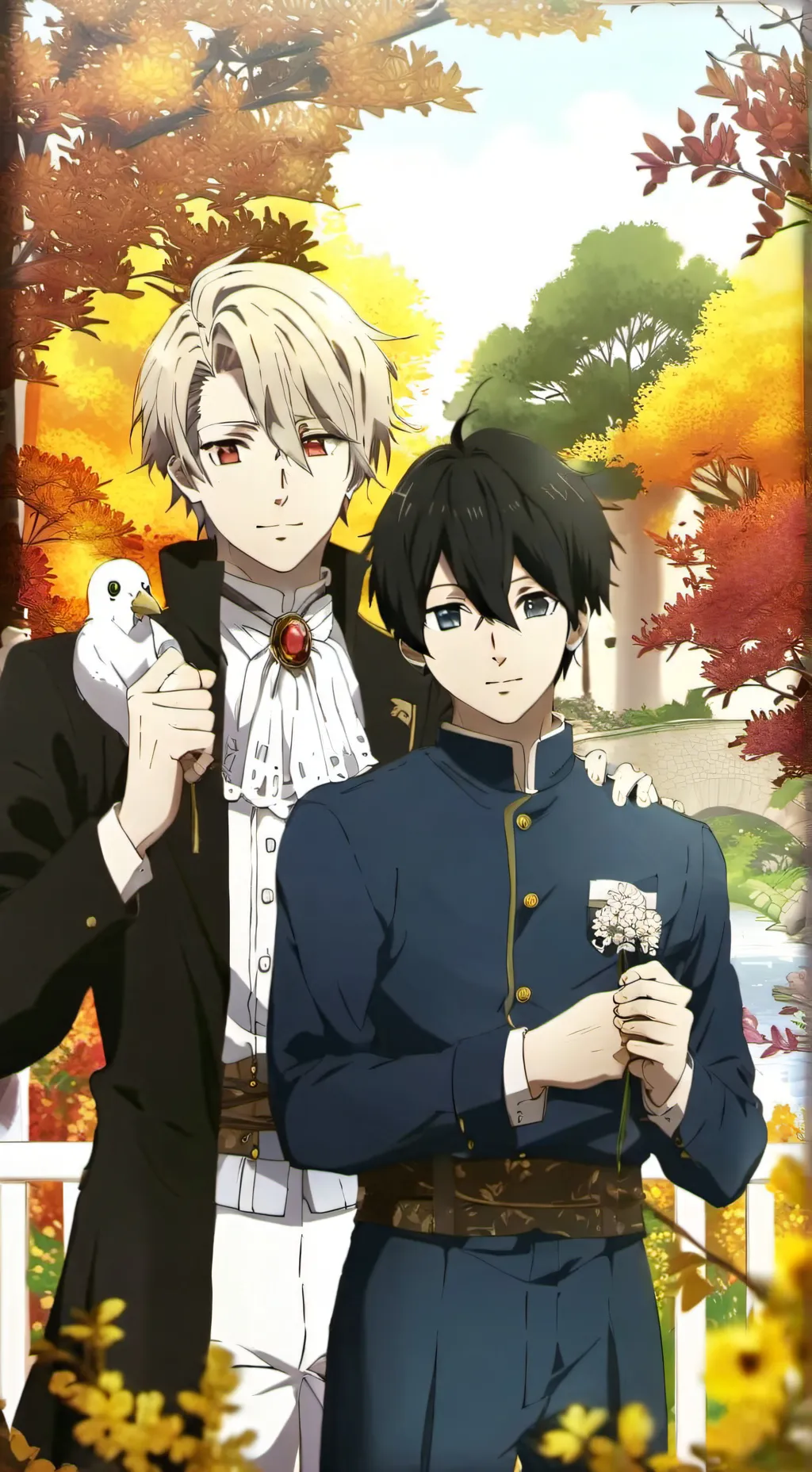 ai character: Sanegiyuu wedding background