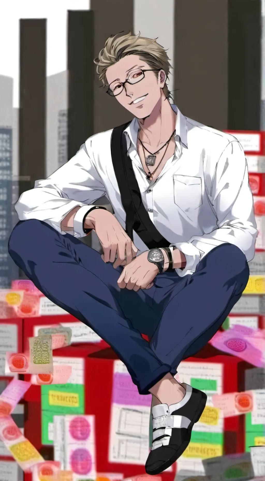 ai character: erasermic￼ background