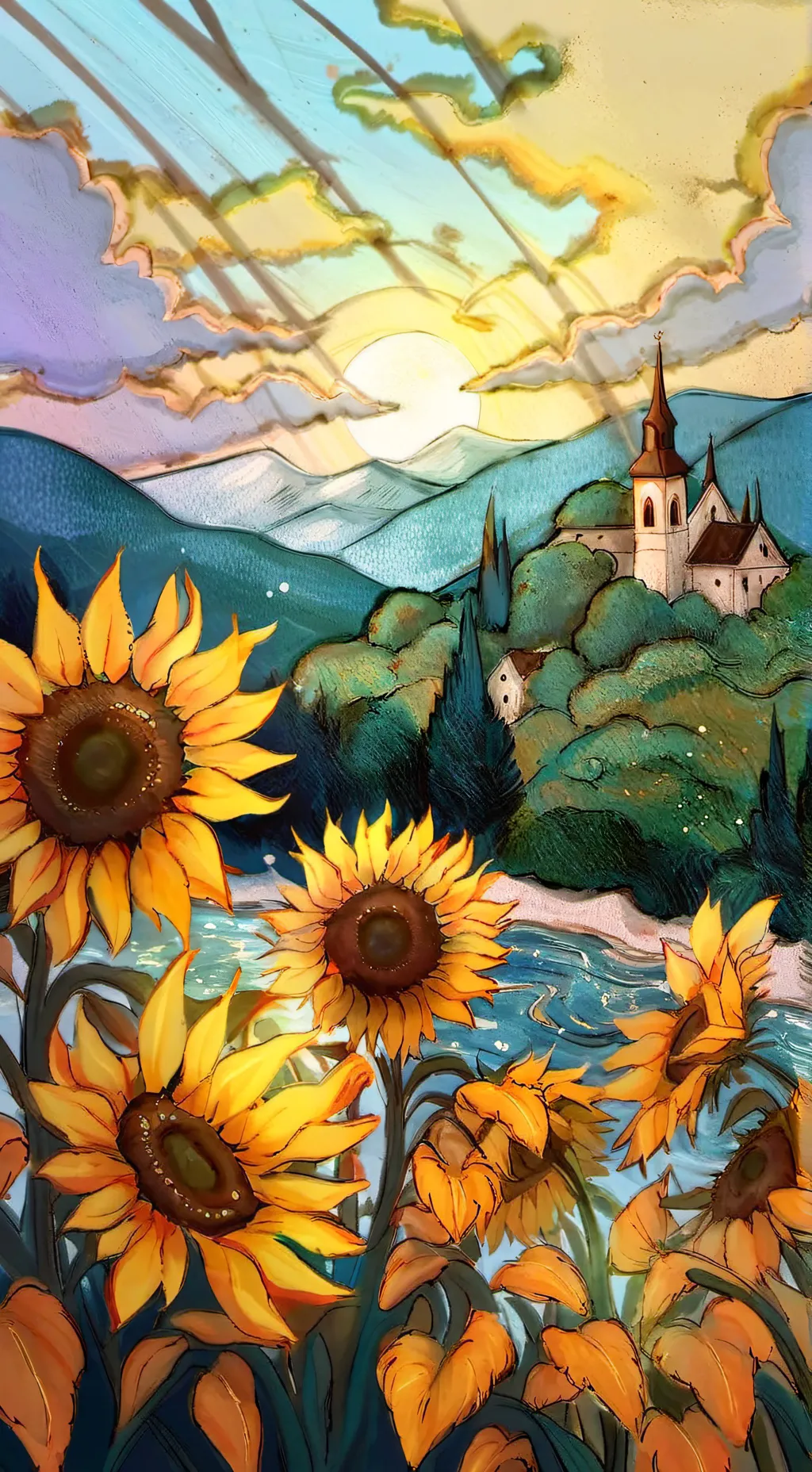 ai character: Super box background