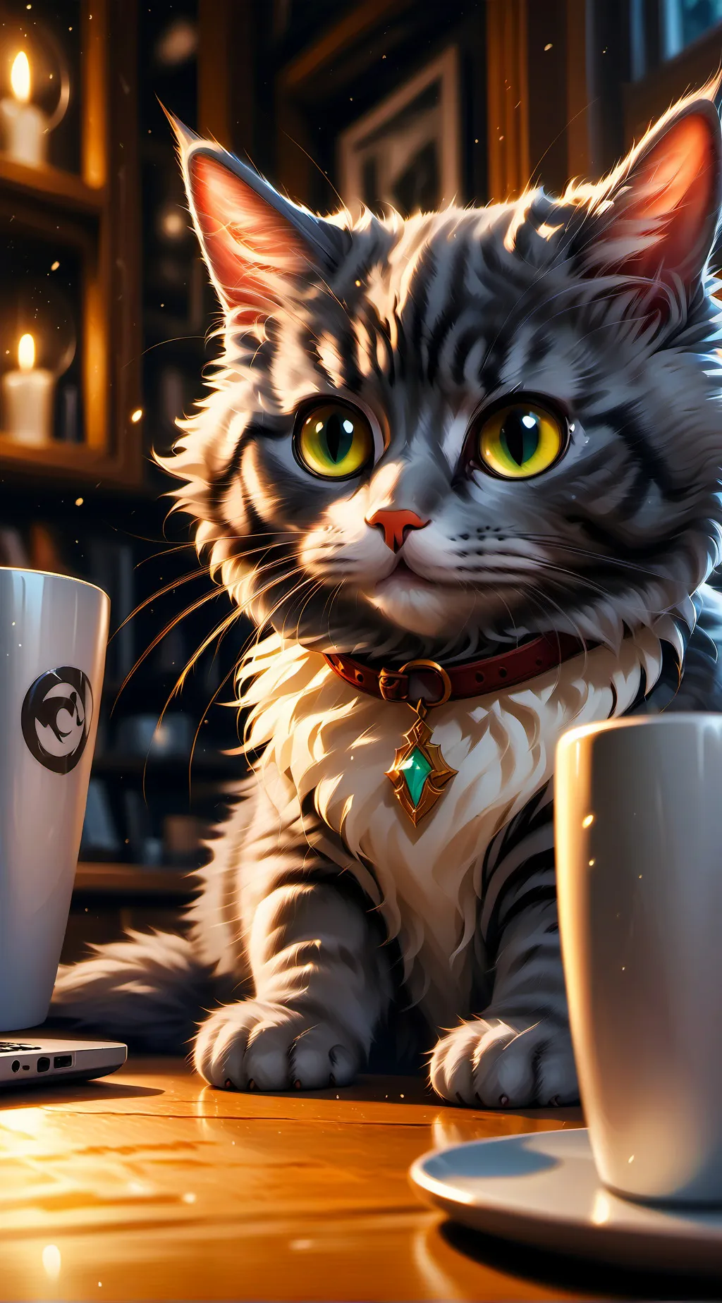 ai character: YOUR BELOVED CAT♡♡ background