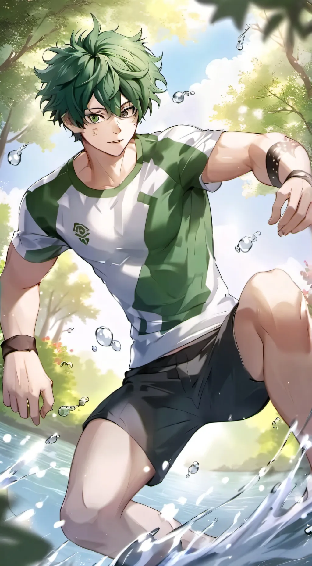 ai character: deku background