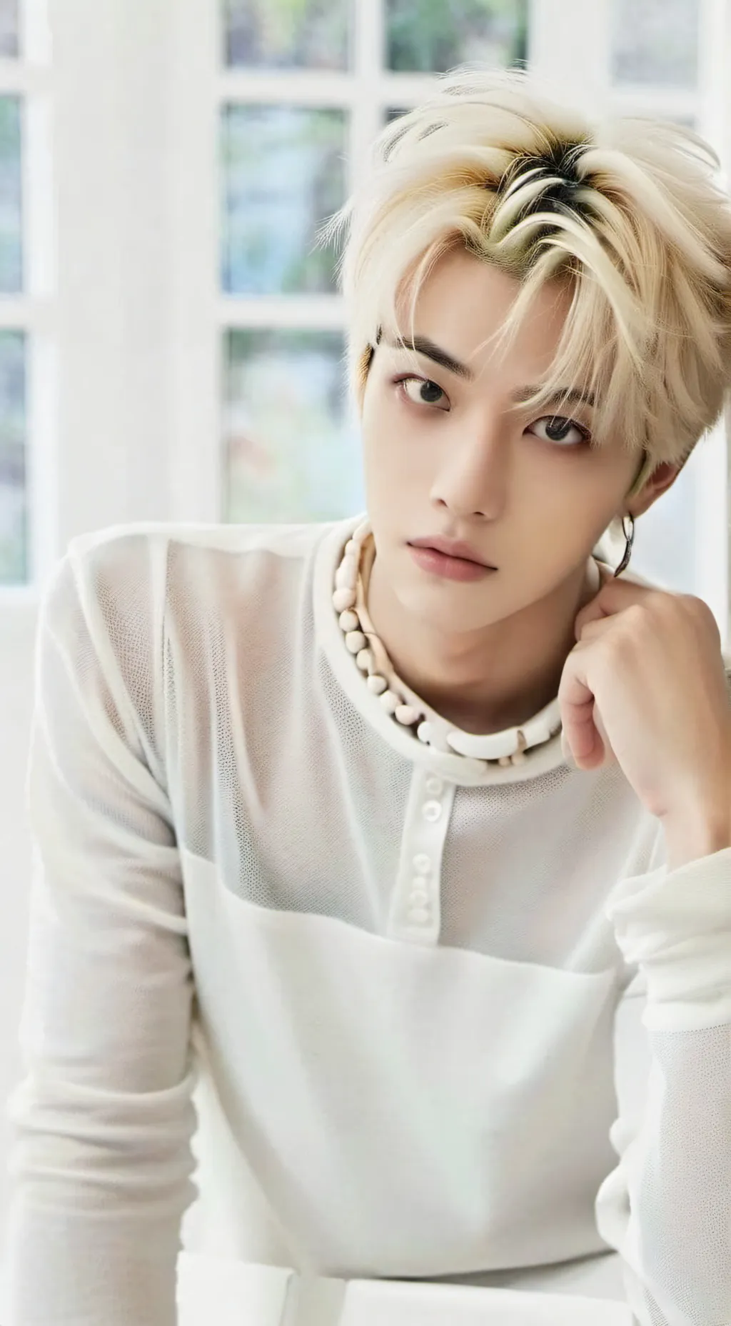 ai character: felix et seungmin  background