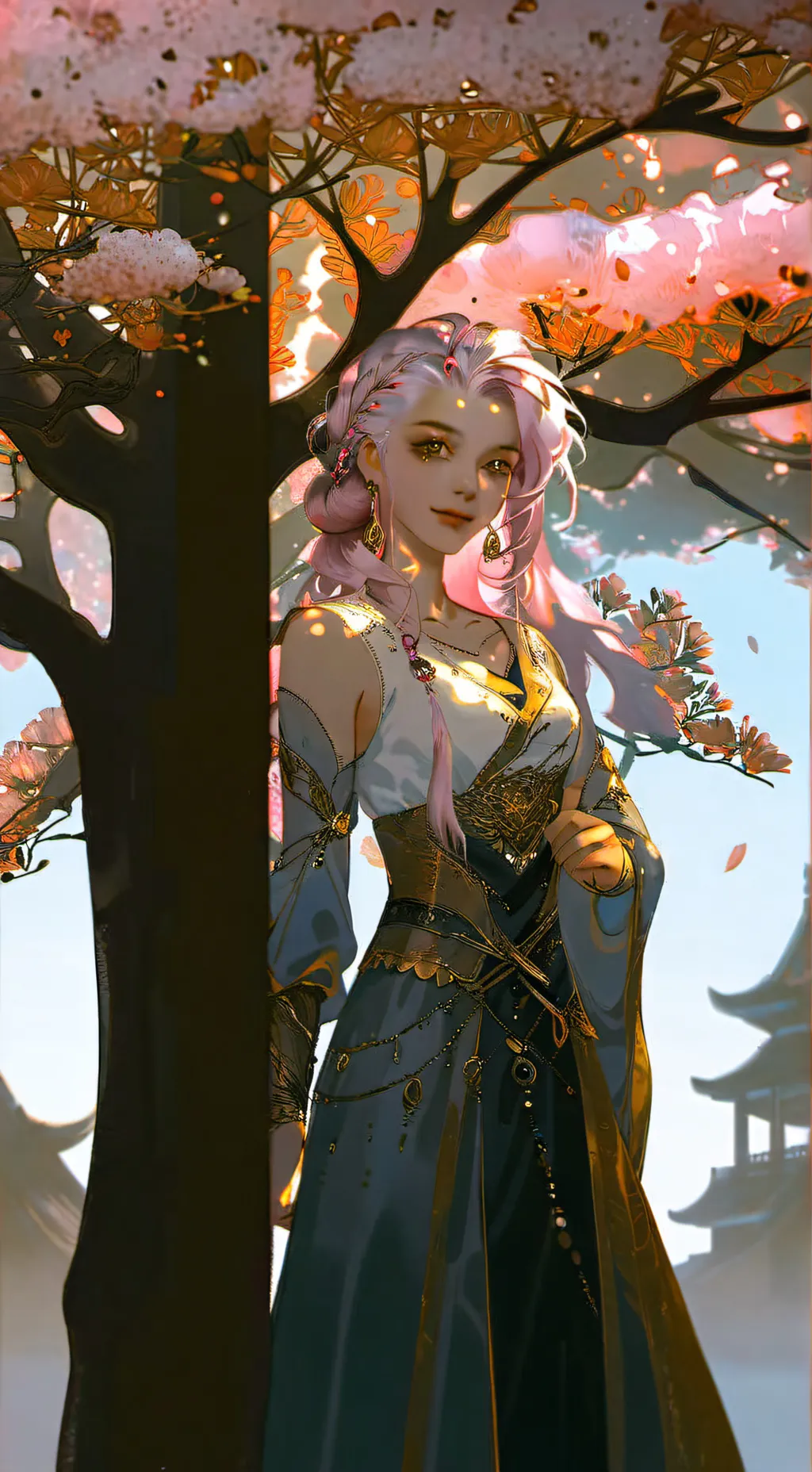 ai character: biome humans background