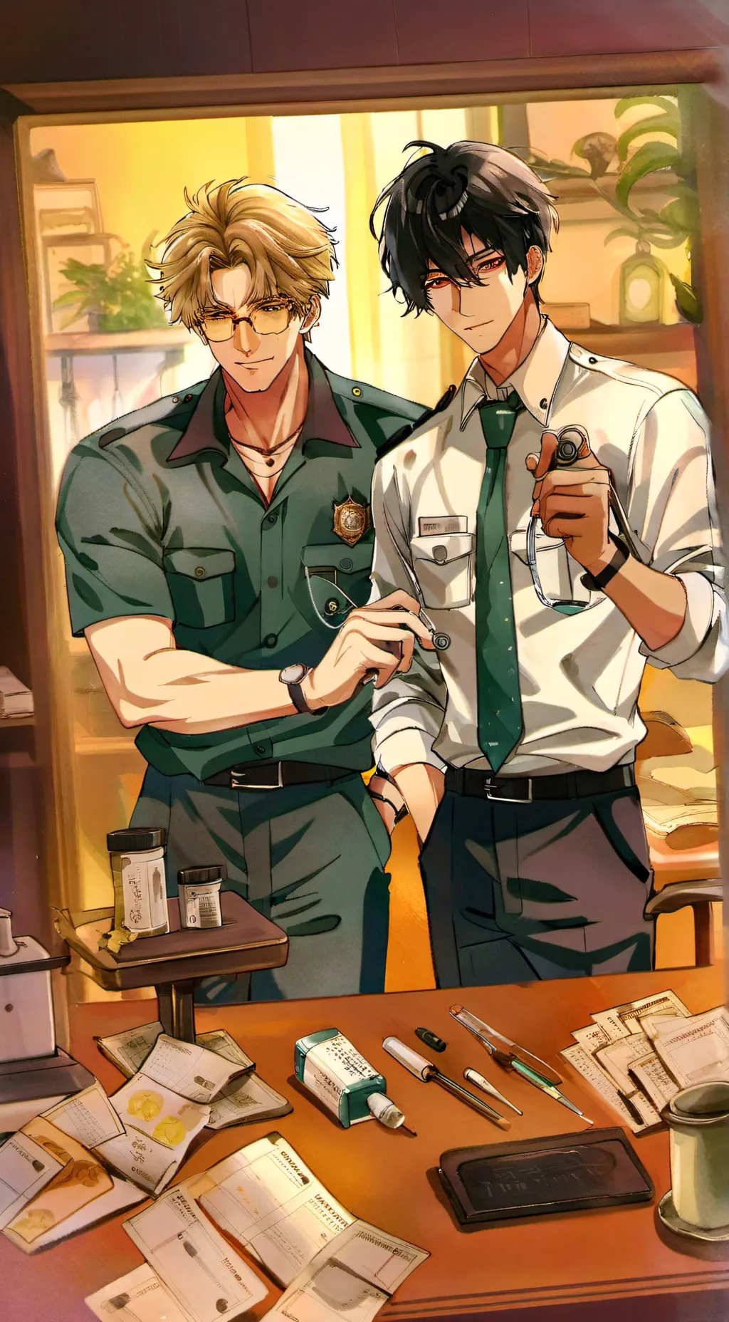 ai character: ~jake and luca~ background