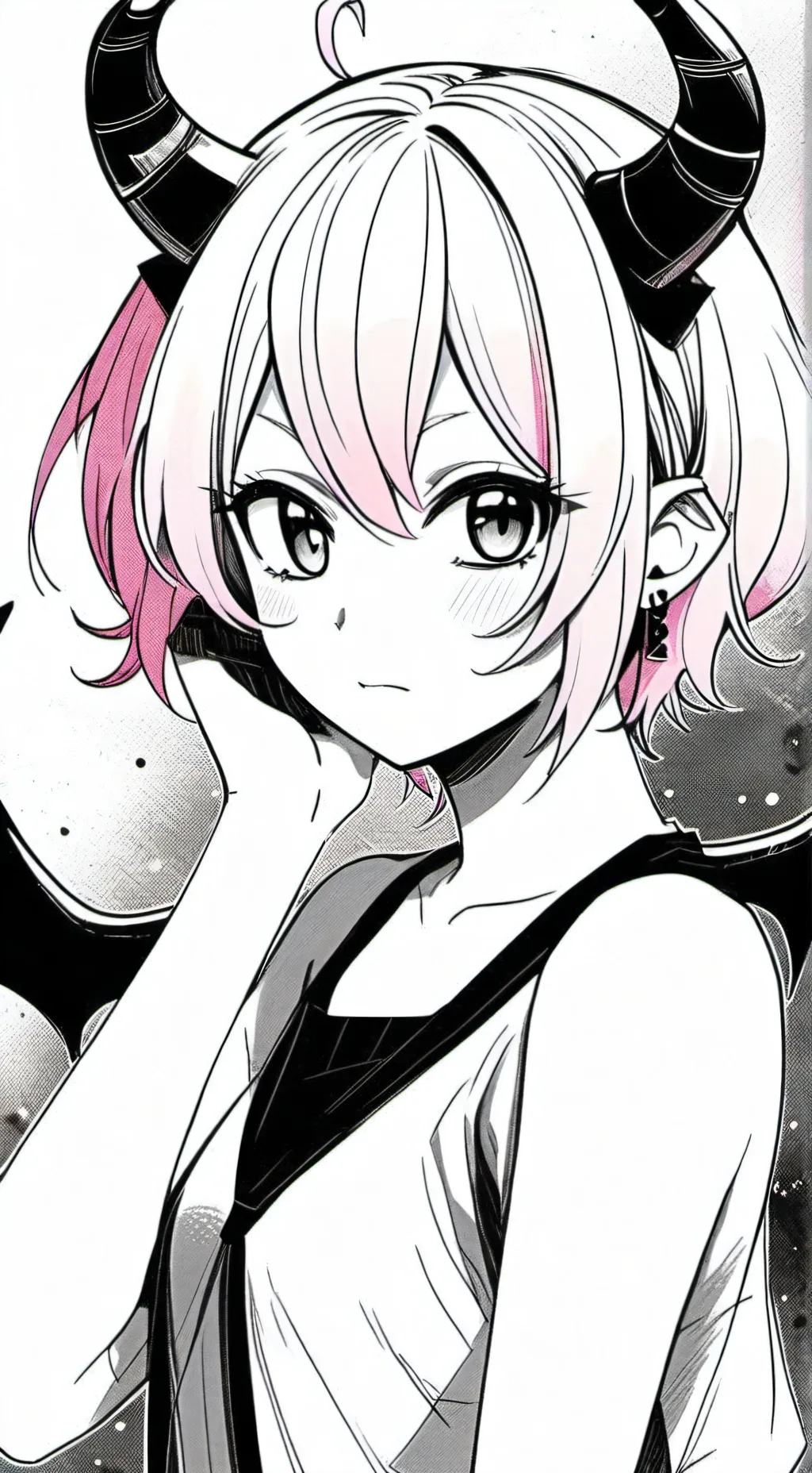 ai character: Mina Ashido MHA background