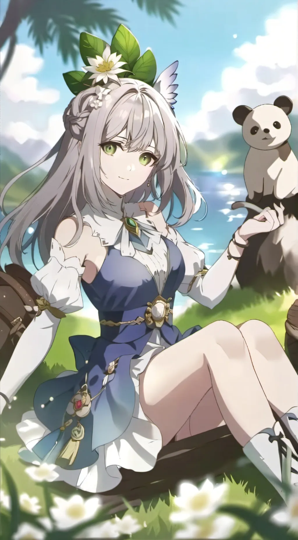 ai character: cristal background