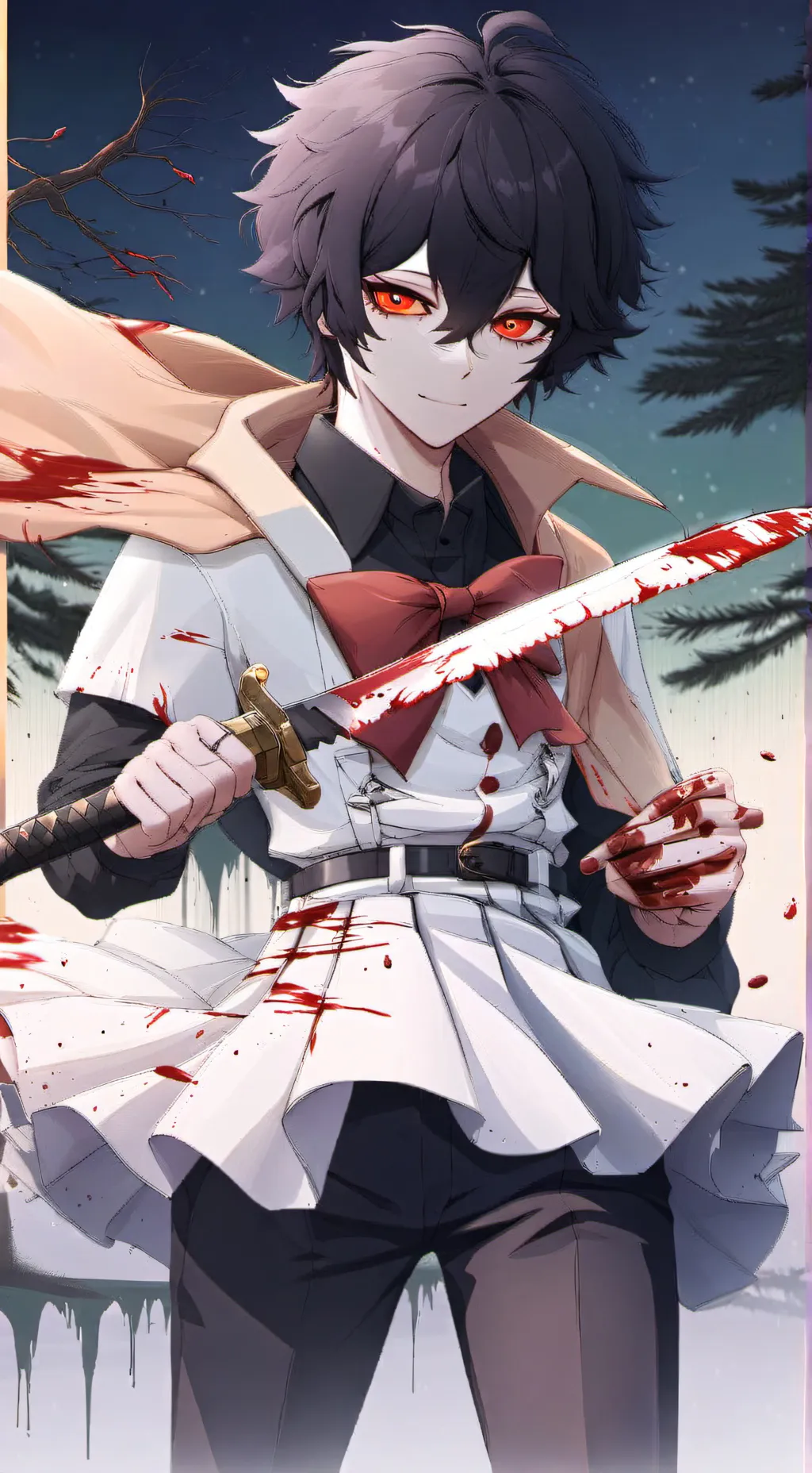 ai character: axe background