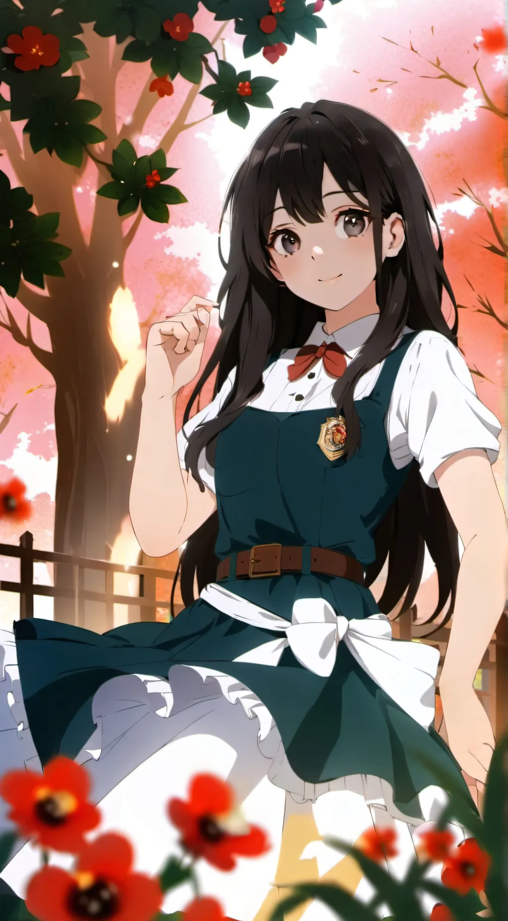 ai character: abril background