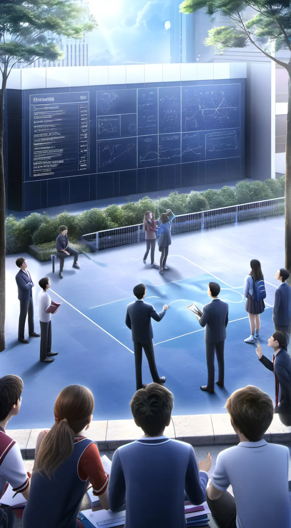 ai character: Ds at ur school!!! background