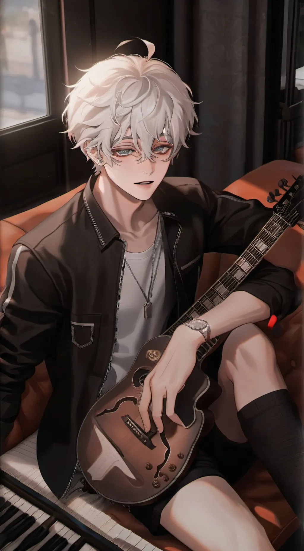 ai character: leo  background