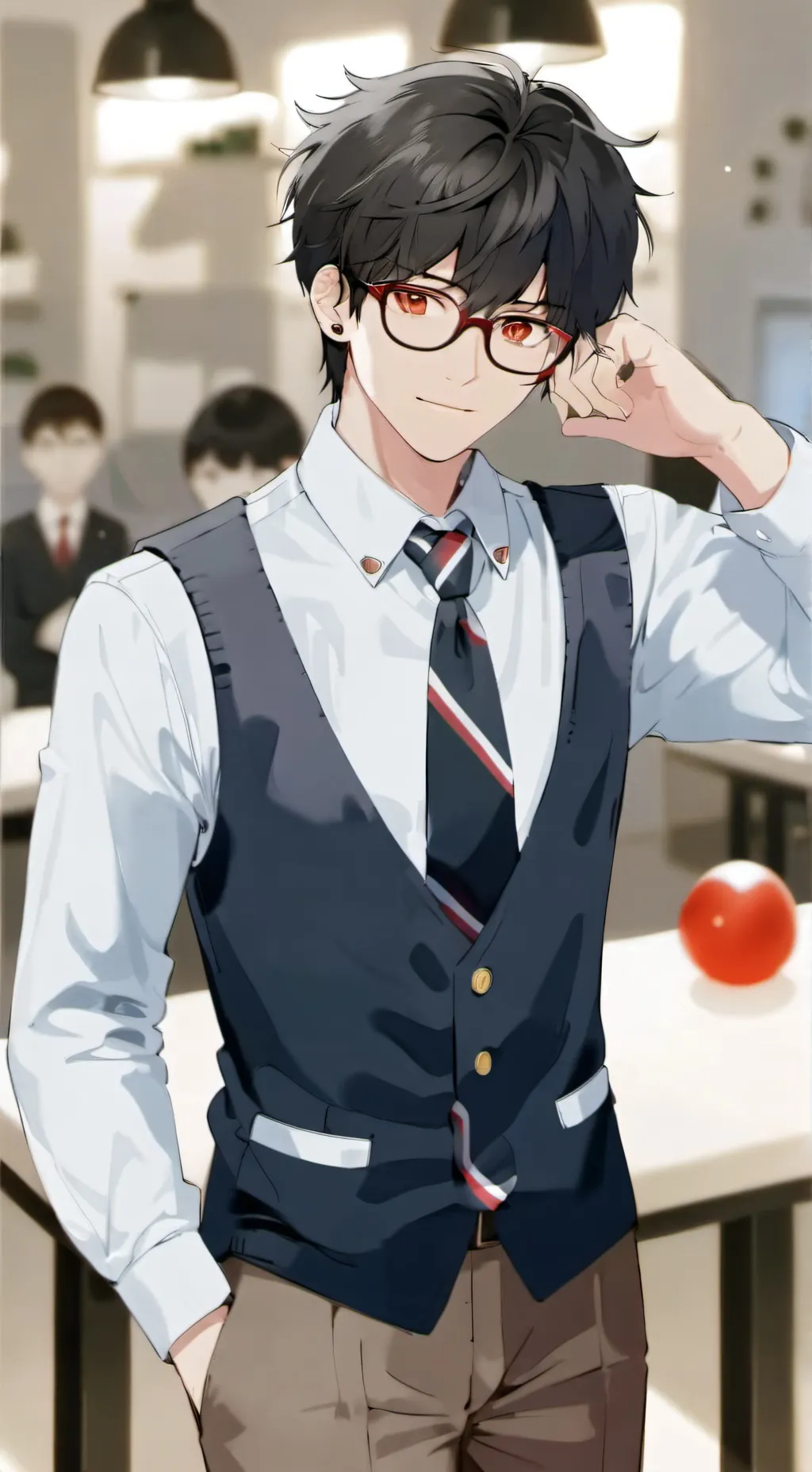 ai character: Loke Jan Yee background