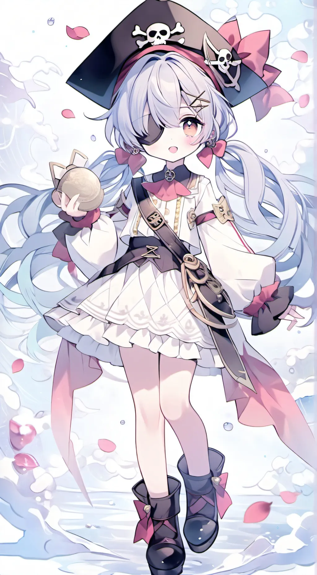 ai character: pirate☠️ background