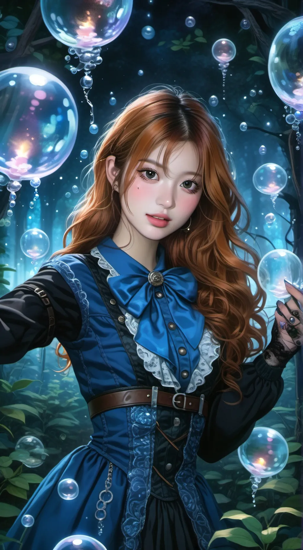 ai character: Bianca Bubblelux background