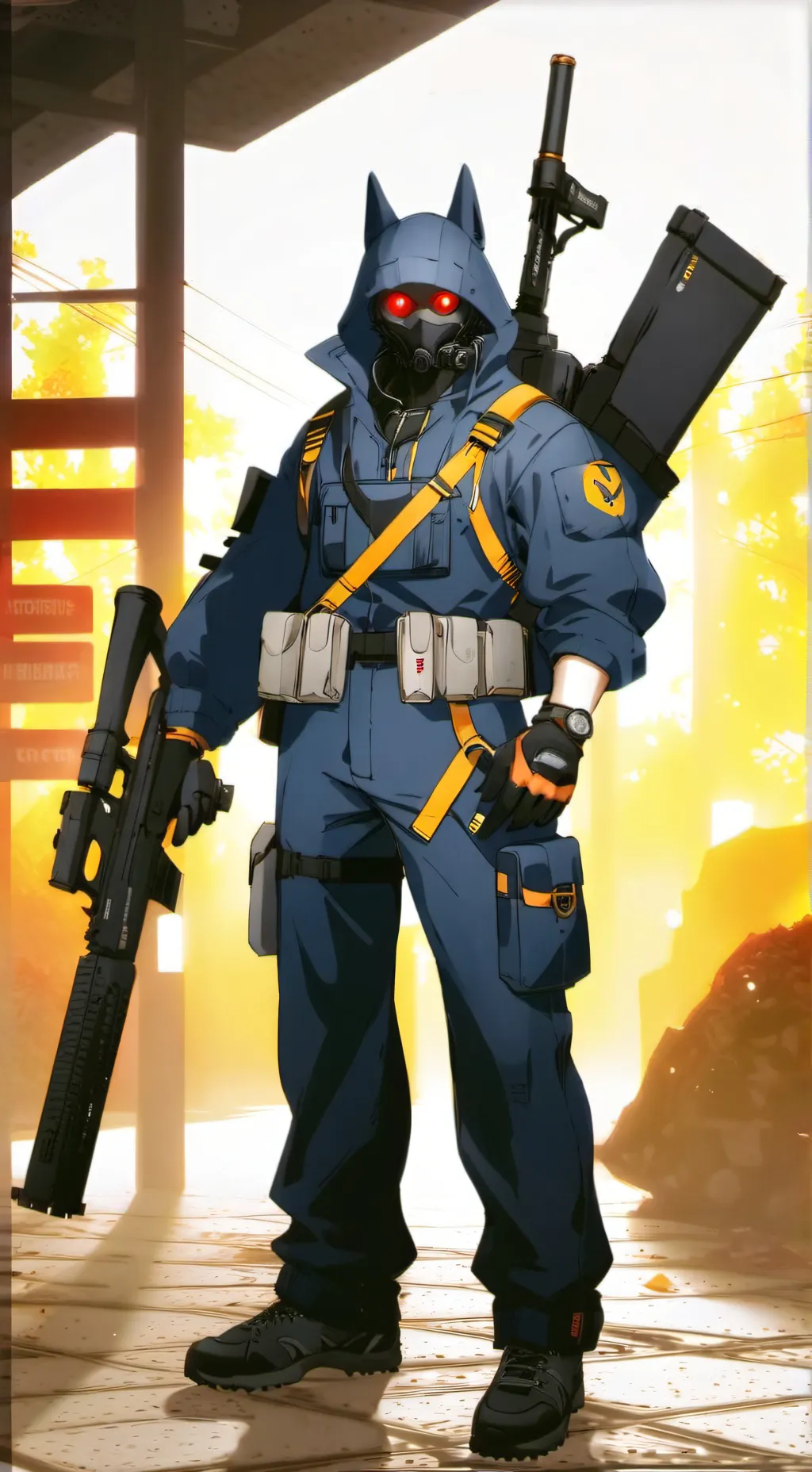 ai character: Rei background