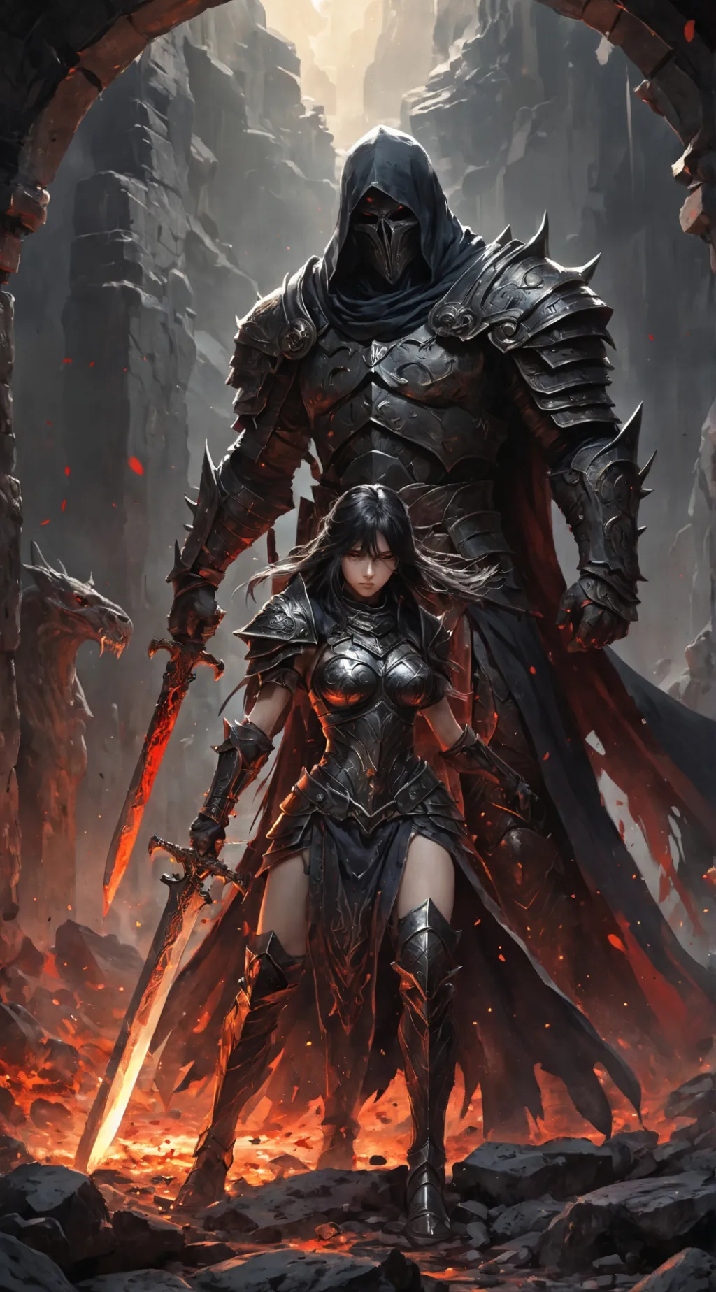 ai character: Draven Reaper  background