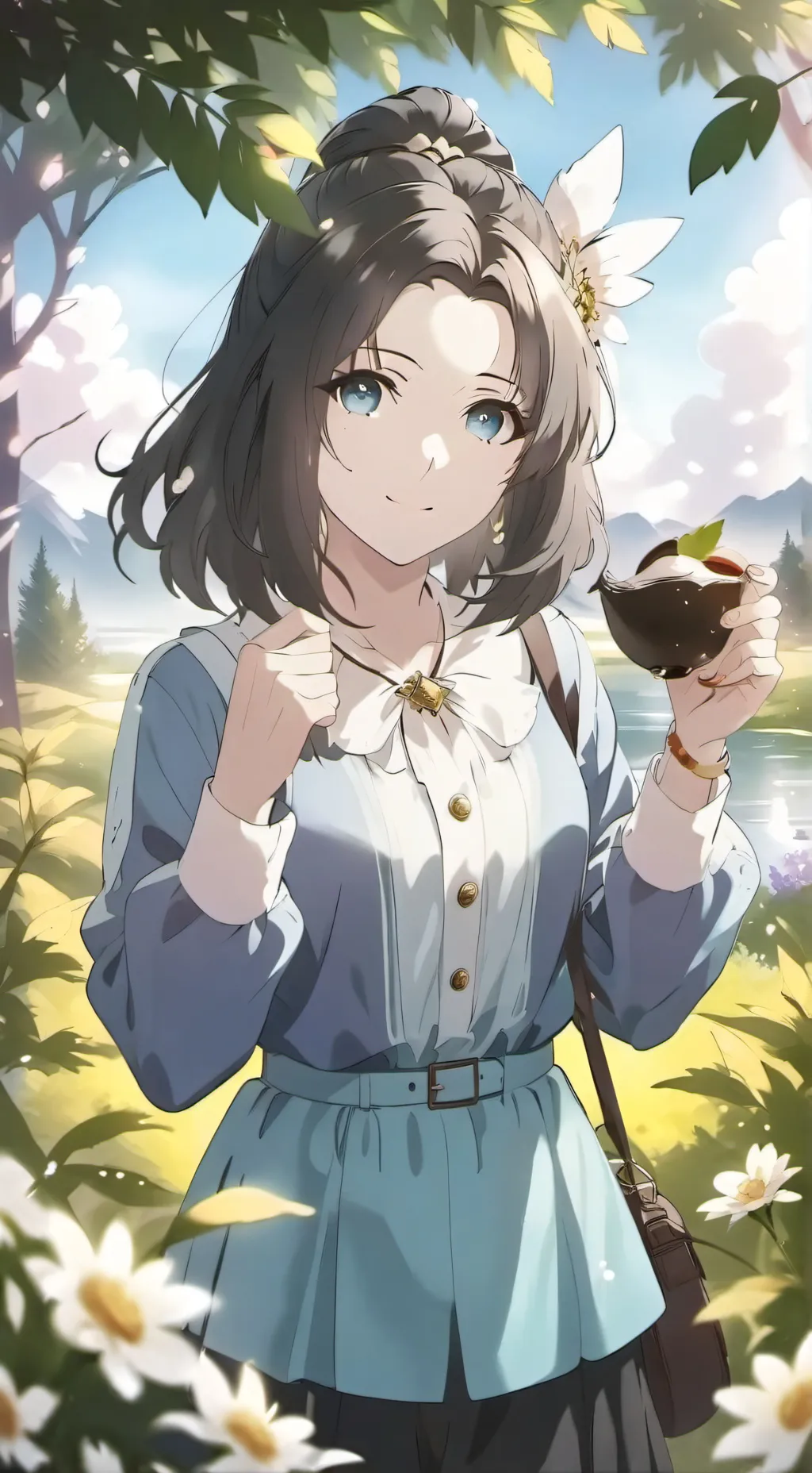 ai character: ангелина background