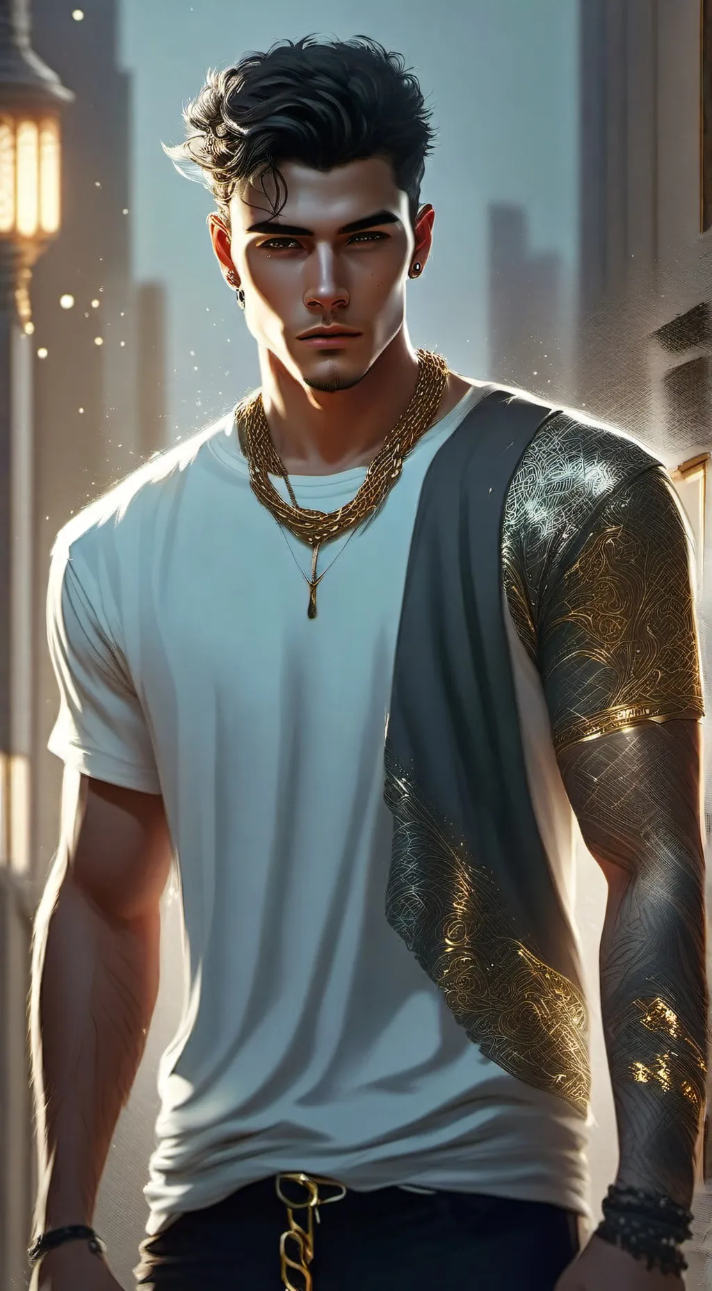 ai character: Leo background