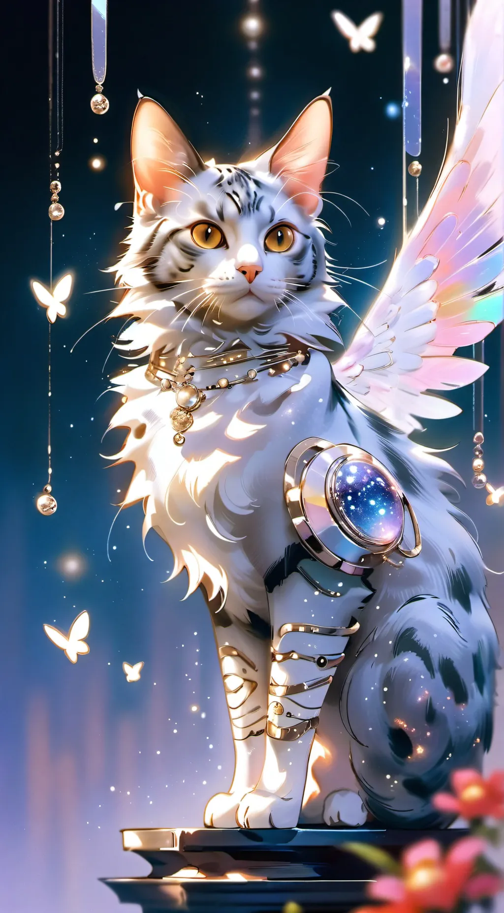 ai character: Harmony background