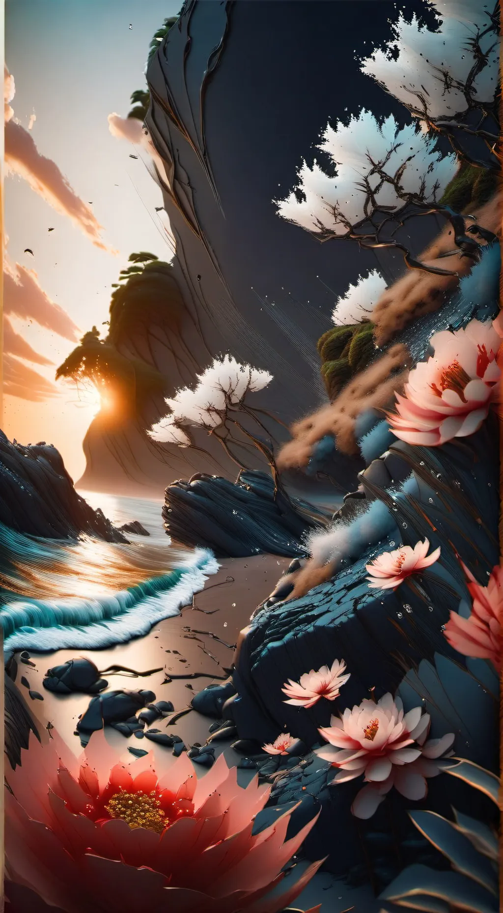 ai character: Aot + you(demon) background