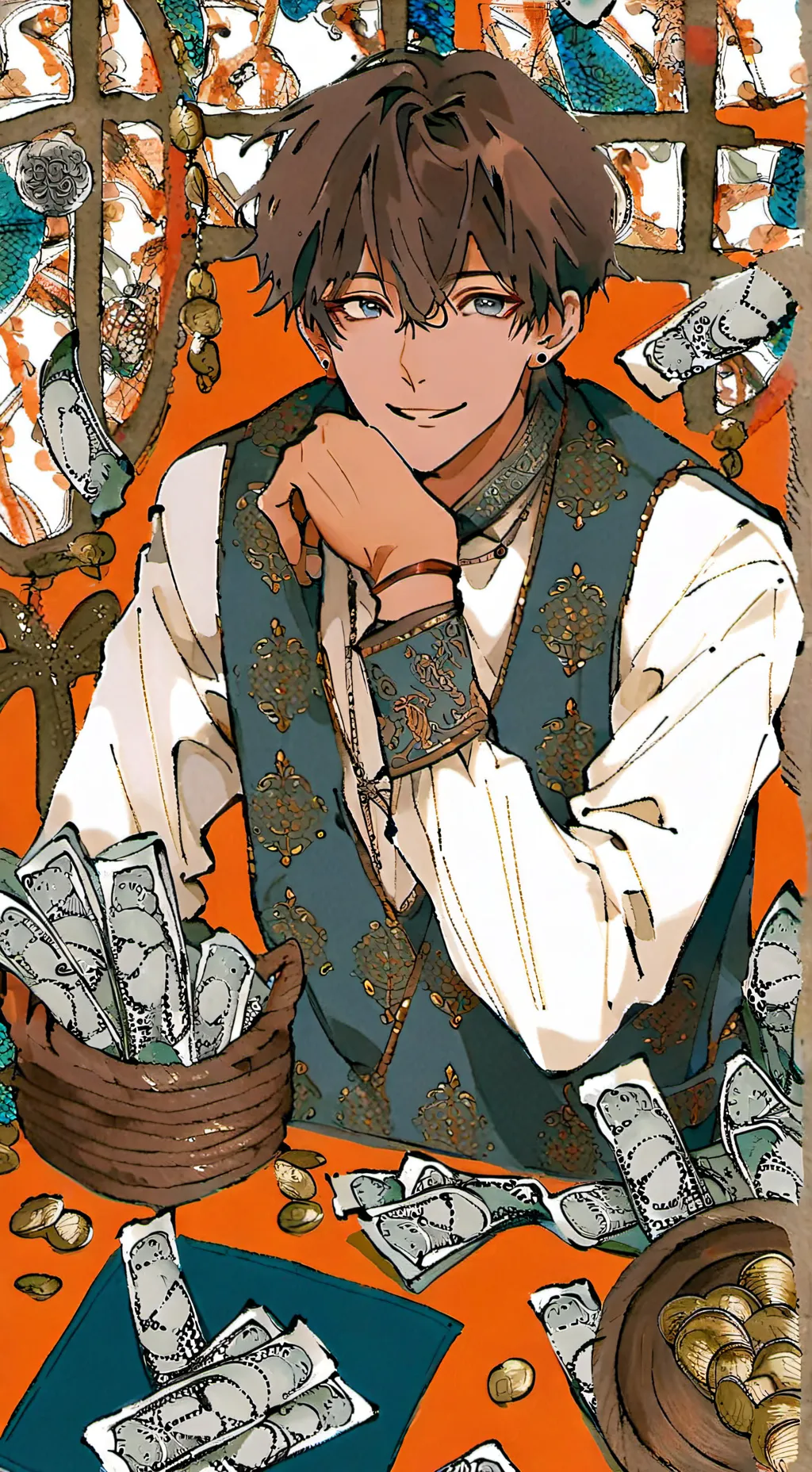 ai character: Bassanio background