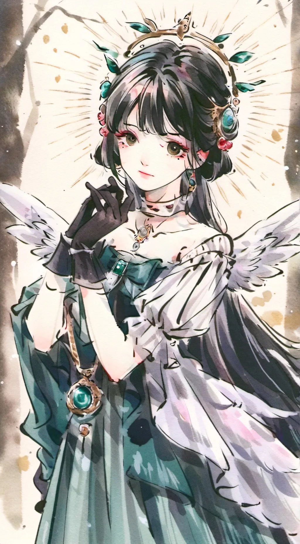 ai character: Lila aila. background