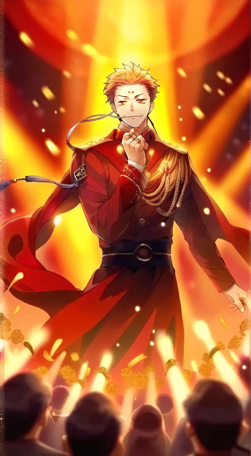 ai character: 🏀Rengoku x Akaza2🔥 background