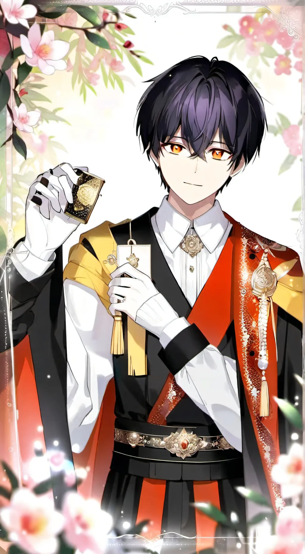 ai character: nocturne black  background