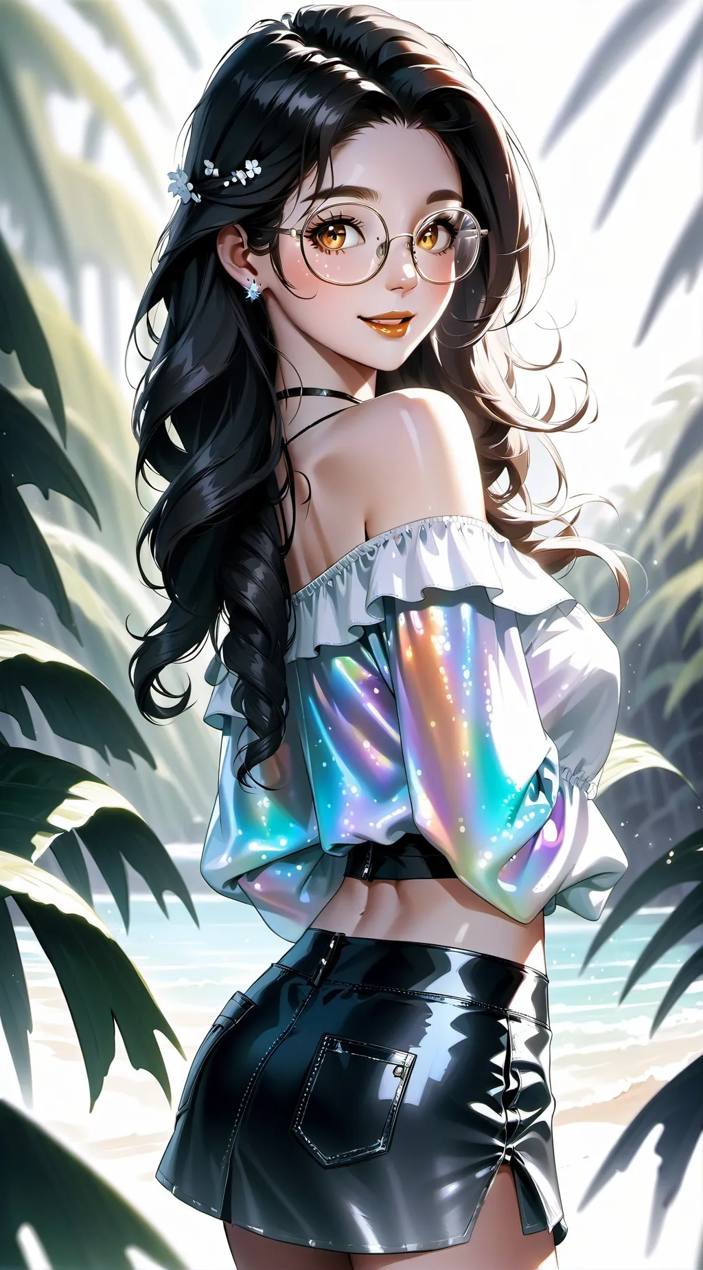 ai character: Nicole 🕶️ background