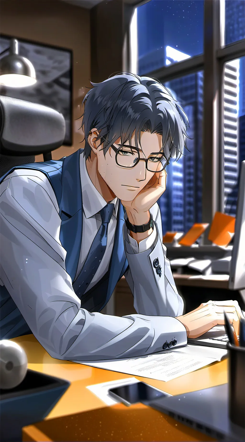 ai character: Sam background