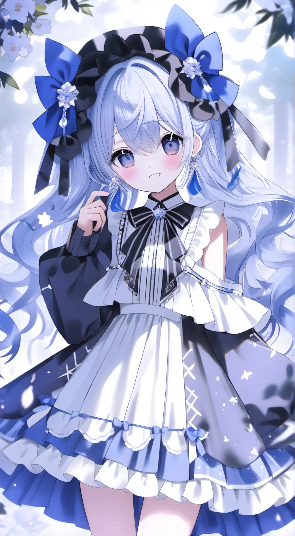 ai character: One normal night background