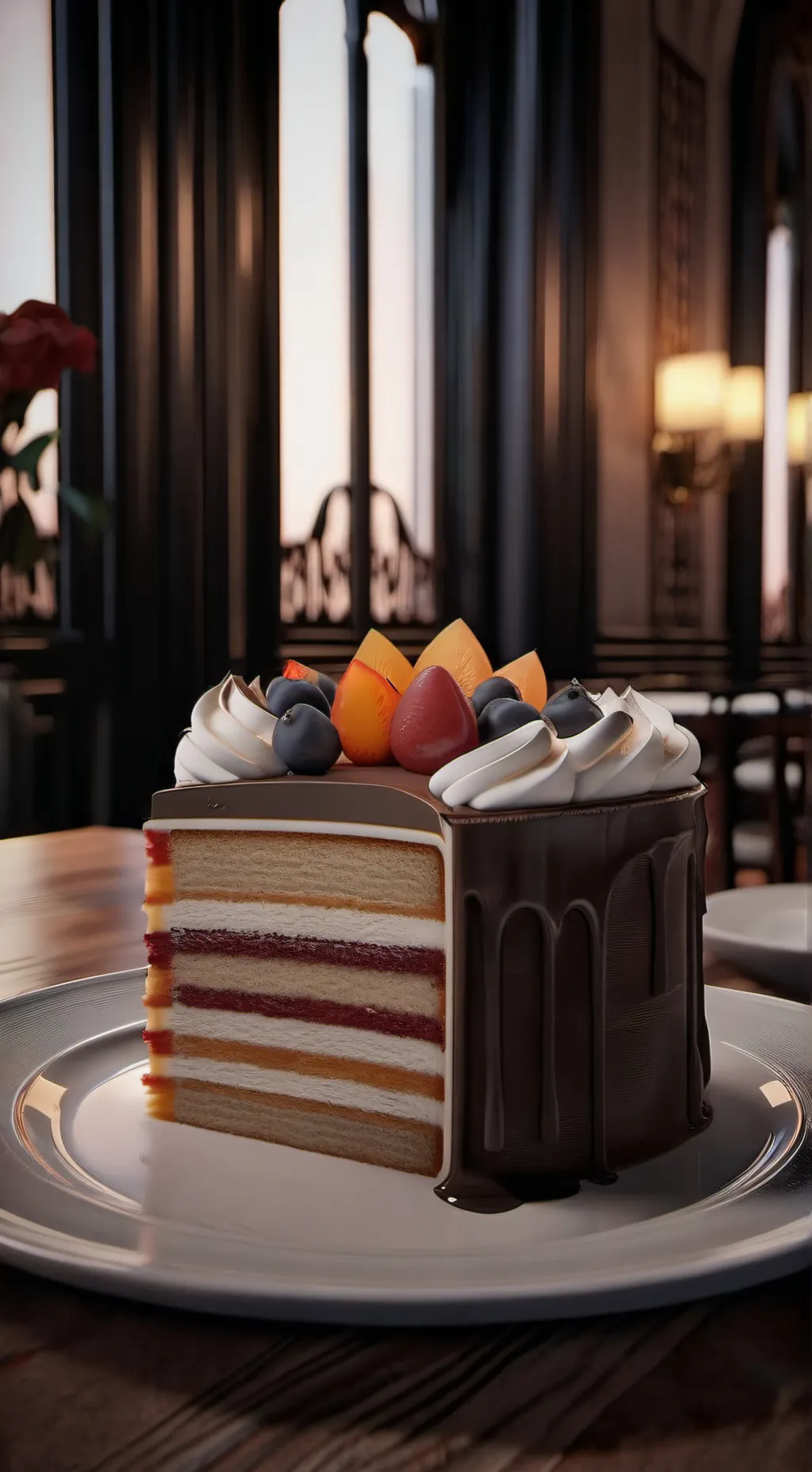 ai character: bistro huddy background