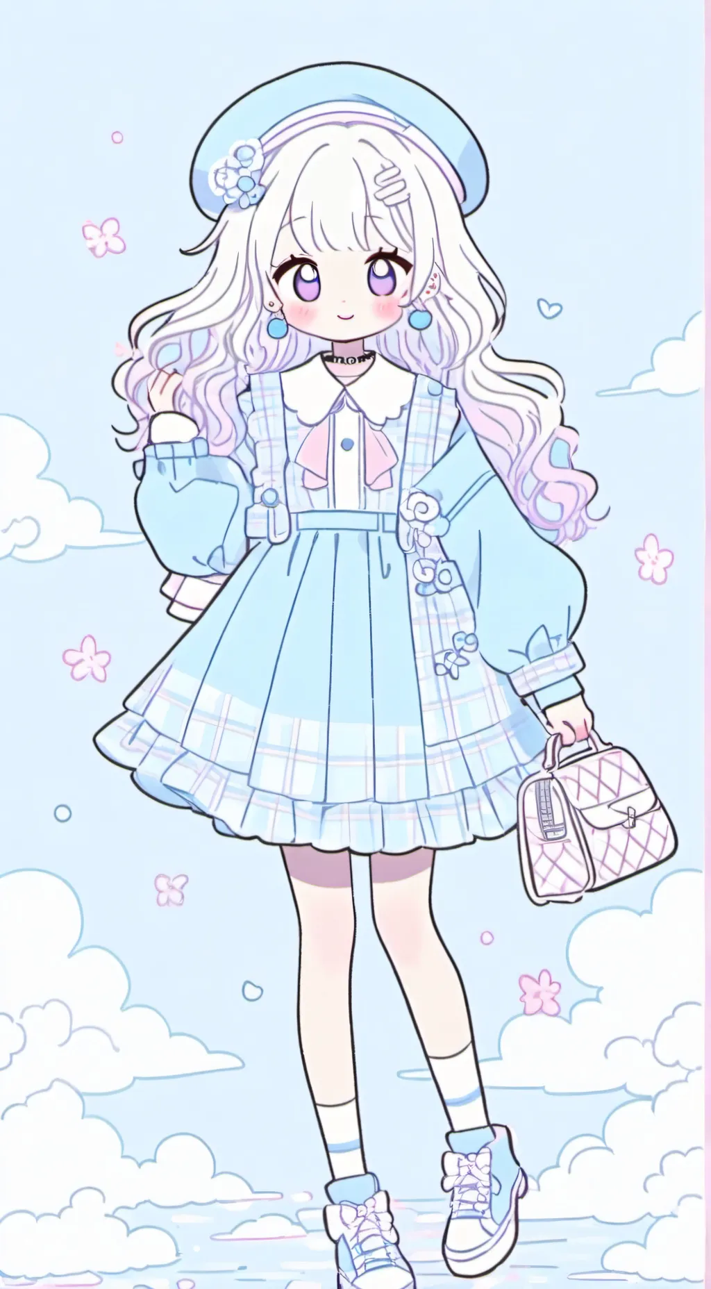 ai character: shrio but cutier background