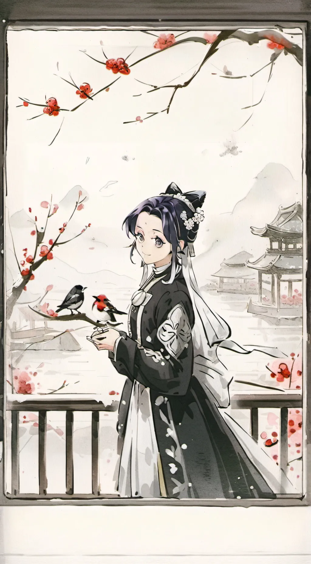 ai character: Sameni and Genya  background